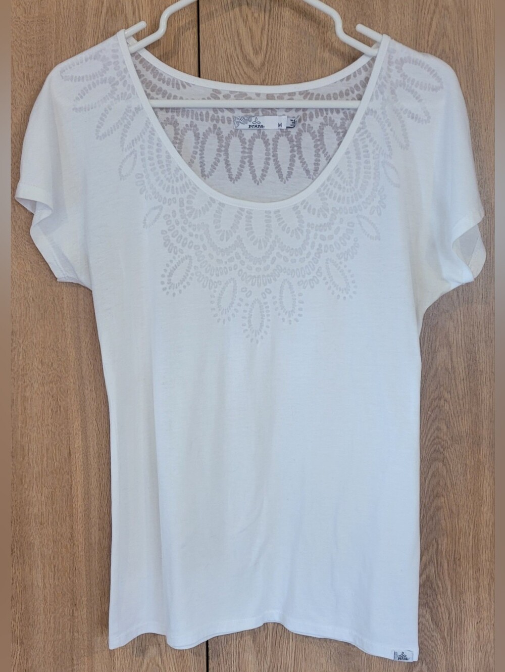 Prana Women's Medium White Top